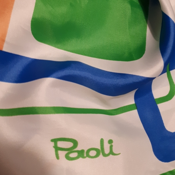 😍1950s Vintage Paoli scarf EUC made in Japan - Picture 3 of 7